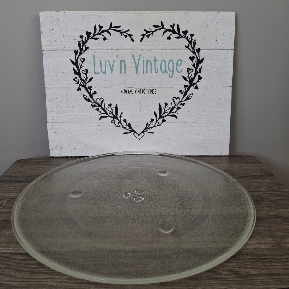 Glass Microwave Turntable Plate 16.5 Inch 420 4MO H09‎ Replacement Round